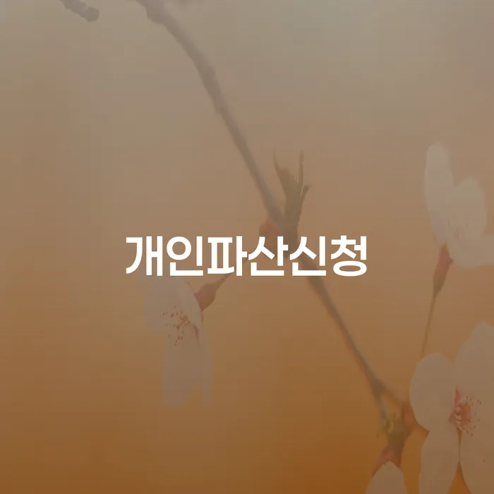 장기채무 개인회생으로 해결 하여야 하는 일
