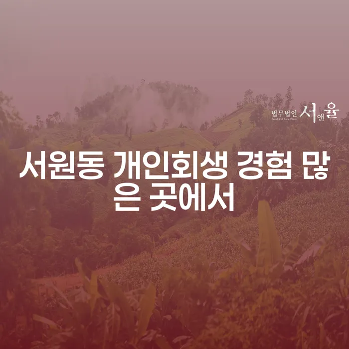 서원동 개인회생 경험 많은 곳에서