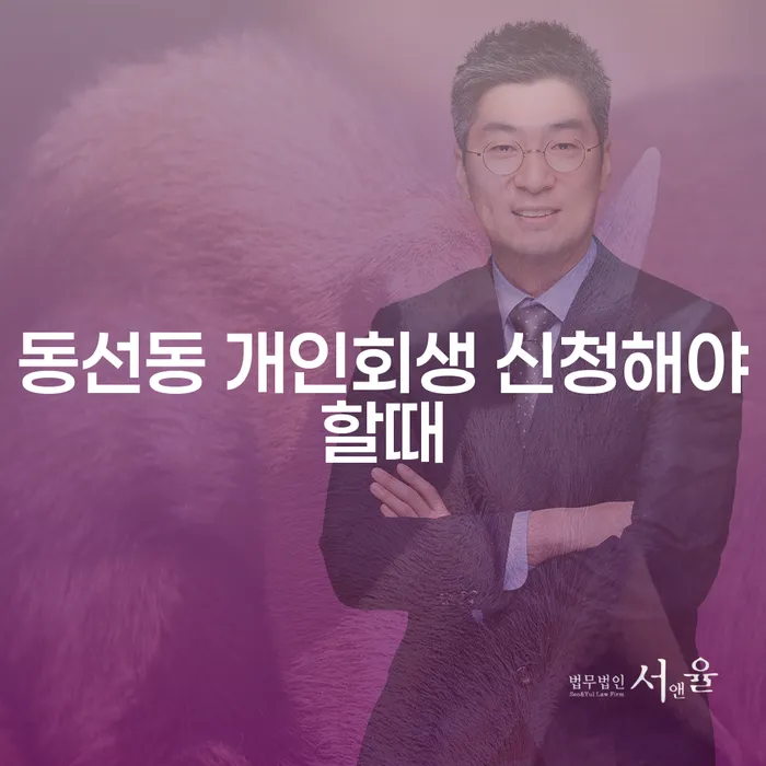 동선동 개인회생 신청해야할때