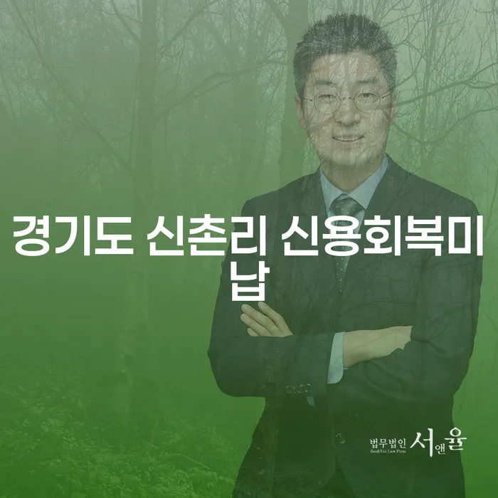 왜 경기도 신촌리 신용회복미납 문제에 도산변호사의 도움이 필요한가요?